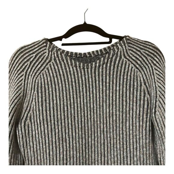 Lululemon Womens Size 0 Gray Multicolor Knit Cropped Sweater - Picture 2 of 5